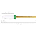 Beauticom Professional USA Ceramic White Flame Cone Shaped Bit Nail Drill 3/32" Shank Size (Coarse, Flame Bit) Beauticom
