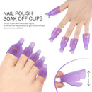 Gel Nail Polish Remover Tools, 20pcs Fingernail &Toenail Clips 114Pcs Nail Pads 5pcs 100/180 Grits Nail Files 400/4000 Grits Nail Buffer Nail Scraper for Dip Powder NailBy Teenitor Teenitor