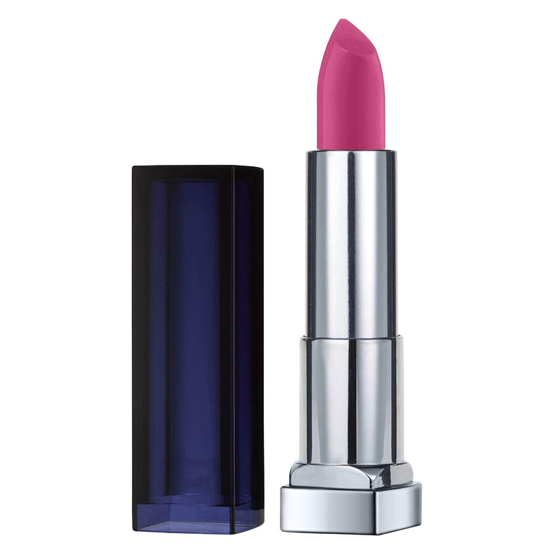 Maybelline New York Color Sensational Pink Lipstick Matte Lipstick, Fiery Fuchsia, 0.15 Ounce, Pack of 1 Maybelline New York