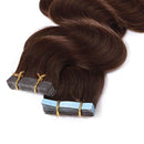 Hairro Tape in Hair Extensions Human Hair 18 Inch Long Body Wave