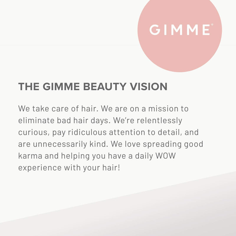 GIMME Bands Thick Fit Hair Ties | No Break Microfiber Thick Hair Elastics | A Firm Yet Gentle All Day Hold with No Snagging, Dents, or Breakage | Brown Chestnut GIMME