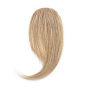 Hairro Clip in Wave Side Bangs Extensions 100% Human Hair 2PCS Dark Blonde Clip on Middle Part French Bangs Thin Sides Swept Fringe Hairpieces