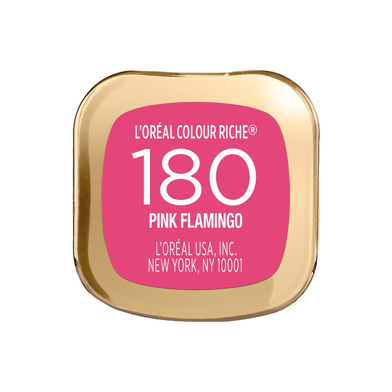 L'Oreal Paris Colour Riche Lipcolour, Pink Flamingo [180], 1 Count L'Oreal Paris