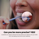 2 in 1 Clear Aligner Chewies and Removal PUL Tool Combo for Invisalign Removable Braces and Trays By The Pultool (1 Pack, Pink) The Pultool