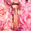 DUcare Flat Top Kabuki Foundation Brush, Synthetic Professional Makeup Brushes Liquid Blending Mineral Powder Buffing Stippling Makeup Tools, Pink DUcare