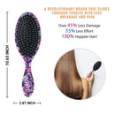 Wet Brush Original Detangler Brush - Llama, Happy Hair - All Hair Types - Ultra-Soft Bristles Glide Through Tangles with Ease - Pain-Free Comb for Men, Women, Boys & Girls Wet Brush