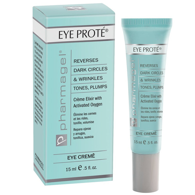 Pharmagel Eye Prote Eye Crème | Anti Wrinkle Moisturizing Eye Cream for Dark Circles and Puffiness | Anti Aging Eye Cream & Under Eye Bags Treatment - 0.5 fl. oz. Pharmagel