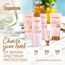 Coppertone Glow Shimmering SPF 50 Sunscreen Spray, 5 ounces (Packaging May Vary) Coppertone