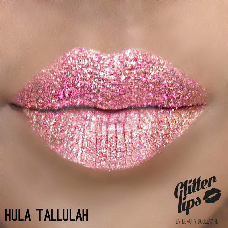 BeautyBlvd Glitter Lips | Glitter Lip Kit | Waterproof & Smudge Proof | Long Lasting | Cruelty Free (Hula Tallulah) BEAUTYBLVD