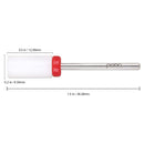 Beauticom Professional USA Ceramic White LARGE Barrel Bit Nail Drill (Grit: FINE) 3/32" Shank Size Beauticom