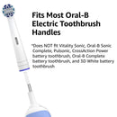 Amazon Brand - Solimo Total Power Replacement Brush Heads, 3 Count (Fits Most Oral-B Electric Toothbrushes) Solimo
