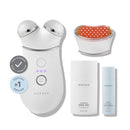NuFACE Trinity+ Microcurrent Facial Device, Wrinkle Reducer + Effective Lip & Eye Attachment - FDA Cleared Face Toning Device for Targeted Treatment + Microcurrent Gel Activator & Silk Creme Infinity Warehouse