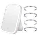 CERSLIMO Lighted Makeup Mirror with Led Lights and Inspirational Friendship Mother Sister Bracelets Bundle CERSLIMO