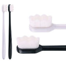 Extra Soft Toothbrush for Sensitive Gums and Teeth with 20,000 Ultra Soft Bristles. Micro-Nano Toothbrush. Excellent Cleaning Effect (2 Pack) (White Wave Bristle) Wimolek