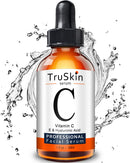 TruSkin Vitamin C Serum for Face, Anti Aging Serum with Hyaluronic Acid, Vitamin E, Organic Aloe Vera and Jojoba Oil, Hydrating & Brightening Serum for Dark Spots, Fine Lines and Wrinkles, 1 fl oz TruSkin Naturals