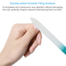 Glass Files for Nails, Fingernail File for Professional Manicure Nail Care, Gentle Comfortable Filing, Leaves Nails Smooth - 12-Piece Premium Glass Nail Files Teuki