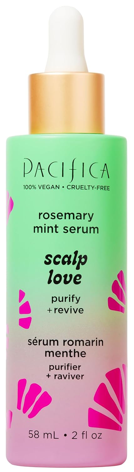 Pacifica Scalp Detox Set – Rosemary Apple Cider Vinegar Scalp Exfoliating Tonic with Scalp Massager Brush, Deep Cleansing & Clarifying Treatment for Buildup, Dry Flaky Scalp, Vegan Infinity Warehouse