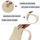 Wrap Around Human Hair Ponytail Extensions 100% Remy Human Hair 22 Inches Long Straight Silky With Comb Clip in One Piece Pony Tail Extensions