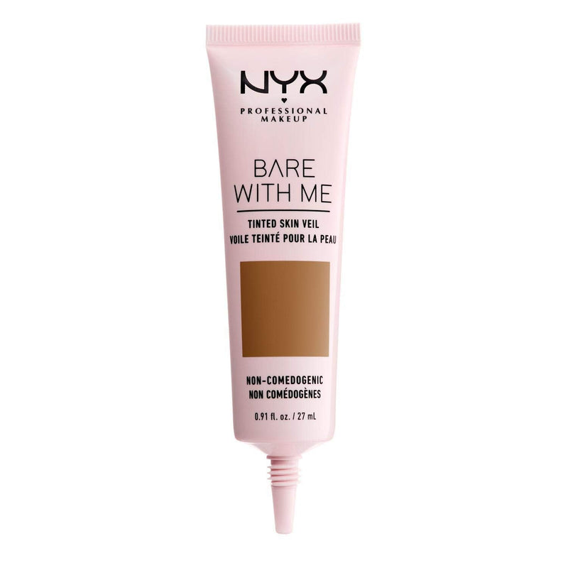 NYX PROFESSIONAL MAKEUP Bare With Me Tinted Skin Veil, Lightweight BB Cream - Cinnamon Mahogany NYX PROFESSIONAL MAKEUP