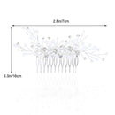 Aukmla Wedding Hair Combs Bridal Hair Accessories Decorative Headpieces for Women and Girls Aukmla
