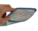 Sanrio Cinnamoroll Cosmetic Flat vinyl pouch Zipper Case Bag 7.3 in x 5.3 in (Sky) FRIEND