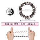 Ordermore 20pcs Spiral Hair Ties No Crease, Colorful Traceless Hair Ties, Elastic Coil Hair Ties for Women Girls, Waterproof Hair Coils for for Any Kinds of Hair (20PCS) Ordermore