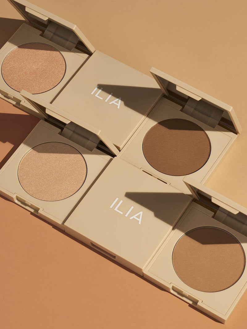 ILIA - NightLite Bronzing Powder | Non-Toxic, Cruelty-Free, Clean Beauty (Drawn In - Light to Medium Tan) ILIA