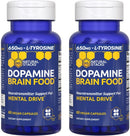 GABA Brain Food - GABA Supplement with L-Citrulline & Grape Seed Extract - Supports Calm & Relaxation - Nighttime Sleep Aid - Supports Production of Gamma Aminobutyric Acid - 120 L-Citrulline Capsules Infinity Warehouse