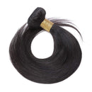 Hairro Brazilian Virgin Human Hair 1 Bundle 16 Inch Long Straight Sew in Human Hair Weft Extensions Single Bundles for Women Silky 100g/bundle