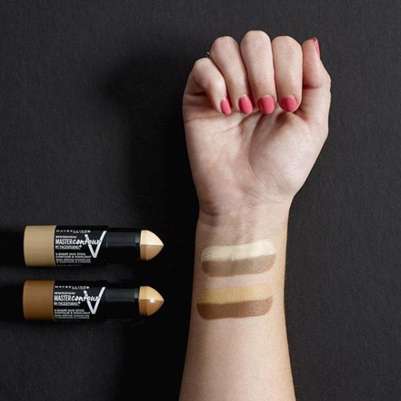 Maybelline Facestudio Master Contour V-Shape Duo Stick, Medium, 0.24 oz. Maybelline New York