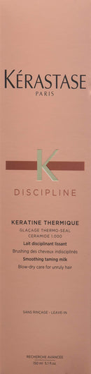 KERASTASE Discipline Keratine Thermique Smoothing Taming Milk Anti-Frizz, 5.1 Ounce KERASTASE