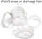 GOODY Ouchless Womens Polyband Elastic Hair Tie - 250 Count, Clear - Fine Hair - Hair Accessories to Style With Ease and Keep Your Hair Secured - Perfect for Fun and Unique Hairstyles - Pain-Free GOODY