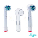 Oral B Compatible Replacement Brush Head Protection Cover Caps- 4 Pk – Keep Your Electric Toothbrush Heads Dust & Germ Free- Great for Travel & Everyday Use- Case Contributes to Sanitary Health Alayna