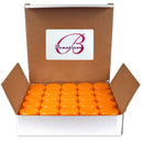 (Quantity: 200 Pieces) Beauticom 5G/5ML Round Clear Jars with ORANGE Lids for Scrubs, Oils, Toner, Salves, Creams, Lotions, Makeup Samples, Lip Balms Beauticom