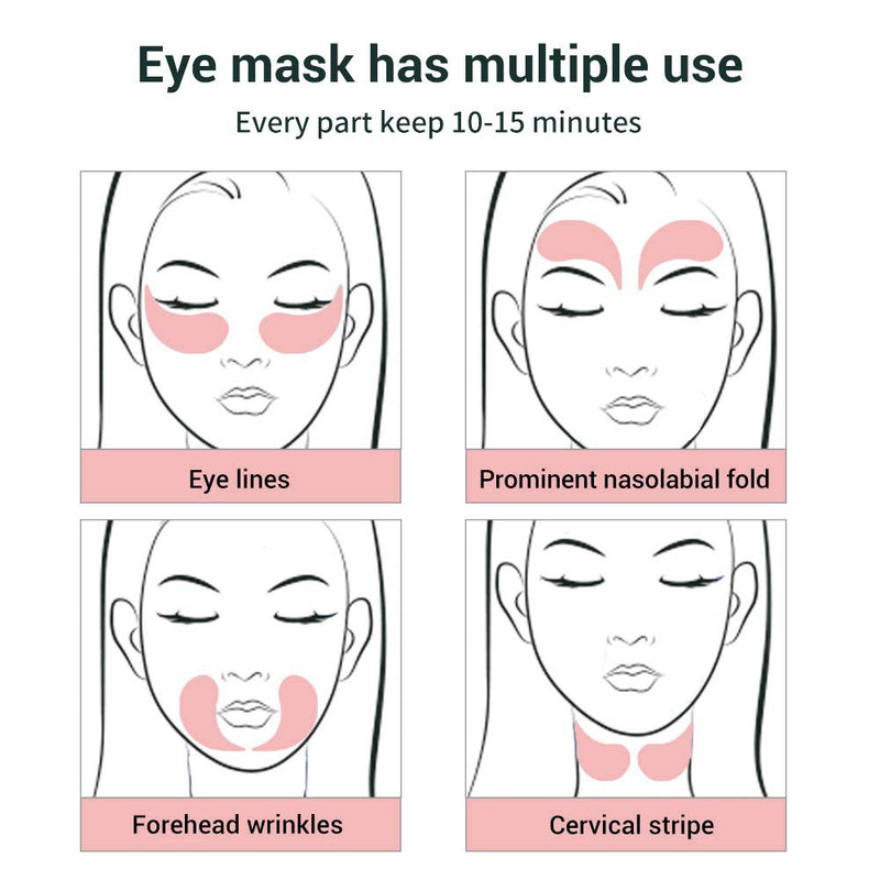 Eye Patches Rose Hydra-Gel Eye Mask Sheet Lady Skin Care Pad Remove Fine Lines Smooth Repair the Eyes Skin AKARY