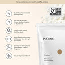 ProMix Nutrition Creatine Monohydrate Travel Packs, 5g of micronized Clean Creatine for Men and Women, Supports Muscle Growth & Recovery, Vegan - 30 Servings Infinity Warehouse