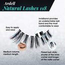 Ardell Natural Lashes False Eyelashes 118 Black (4 Pack) Ardell