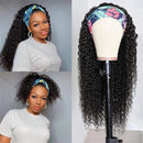 Headband Wig for Black Women Machine Made Human Hair Wigs Bob Deep Wave Human Hair Wigs 150% Density Brazilian Virgin Headband Short Headband Bob Wigs YISEA Store