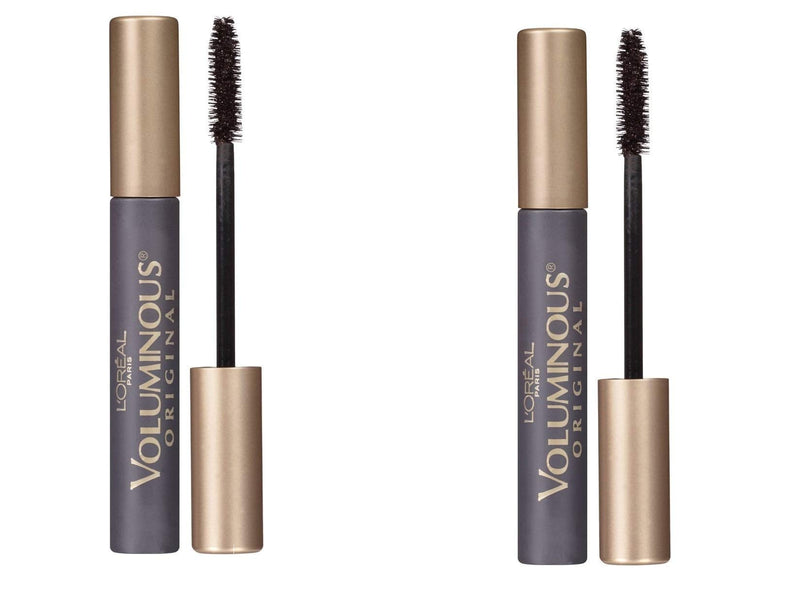 L'Oreal Voluminous Original Mascara, Blackest Black [310], 0.28 oz (Pack of 2) L'Oreal Paris