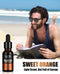 4 Pack Beard Oil Set Leave in Conditioner, Cedarwood, Sandalwood, Sage, Sweet Orange for Men Mustaches Growth, Soften, Moisturizing, Strength, Stocking Stuffers Gifts for Him Man Dad Father Boyfriend ISNER MILE