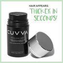 CUVVA Hair Fibers for Thinning Hair (BLACK) - Keratin Hair Building Fiber Hair Loss Concealer - Thicker Hair in 15 Seconds - 25g/0.87oz Bottle - For Men & Women CUVVA