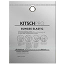 Kitsch Pro Bungee Hair Ties, Hair Ties with Hooks for Updos, Hair Bungee, Hair Elastics for Ponytails, Bungee Cord Hairties for All Hair Types, 6 Count, Brown Kitsch