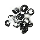 ZCOINS Thin Hair Tie for Baby Toddler Ponytail Holders Baby Girl Hair Ties Black 100 Pieces ZCOINS