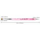 Ivy L Premium 2 Way French Gel Acrylic Nail Art Kolinsky Brush with Dotting Tool for Professional Manicure Cuticle Clean up Nail Art Design (Size