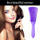 Detangling Brush for Afro America/African Hair Textured 3a to 4c Kinky Wavy/Curly/Coily/Wet/Dry/Oil/Thick/Long Hair, Knots Detangler Scalp Massage Comb Hair Detangler for Women (3 pcs, Purple-B-P) A.DASHER