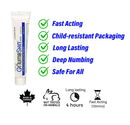 New Numbskin Numbing Cream 5% Lidocaine Topical Anesthetic– Fast Acting Tattoo Numbing Cream for Deep Pain Relief & Numbing Cream for Microneedling/Piercing/Microblading/Laser Hair Removal (1 tube) Numbskin