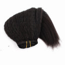 Sassina Kinkys Straight Clip in Hair Extensions Human Hair Double Wefts Unprocessed Virgin Hair Full Head Thick 7 Pieces with 17 Clips 120 Grams 14 inch Sassina Store