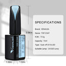 VENALISA 15ML No Wipe Tempered Top Coat - Scratch Resistant High Gloss Soak Off Gel Nail Polish Finish Long Lasting Set Gel Nail Kit V VENALISA