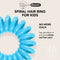 invisibobble Kids Spiral Hair Ring - 5 Pack, Crayola Edition- No-Ouch Coil Hair Ties with Strong Grip- Hair Accessories for Girls Toddlers and Kids invisibobble