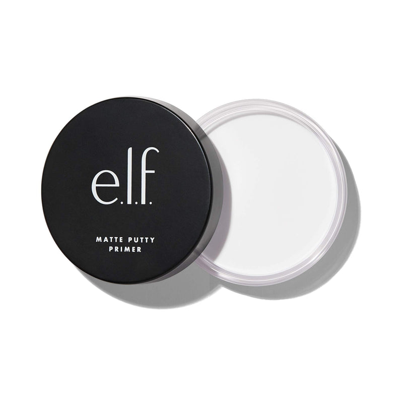 e.l.f, Matte Putty Primer, Skin Perfecting, Lightweight, Oil-free formula, Mattifies, Absorbs Excess Oil, Fills in Pores and Fine Lines, Soft, Matte Finish, All-Day Wear, 0.74 Oz e.l.f.